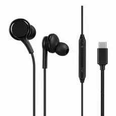 Fone de Ouvido com fio USB-C In-Ear com Microfone e Controle de Volume