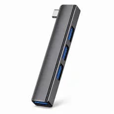 Hub USB-C 4 em 1, Expansor com 3 Portas USB 2.0, 1 USB 3.0 para Dispositivos com USB Tipo-C