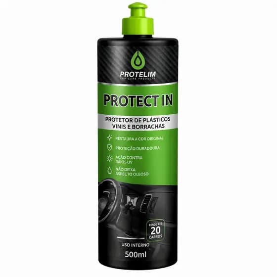 Protetor Painel Plásticos Vinil Borrachas Internas Protect In Protelim 500ml