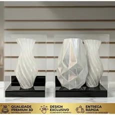 Vaso Decorativo Moderno Espiral 3D Minimalista Luxo Decoração Sala Vaso Decorativo Geométrico Moderno Luxo Minimalista