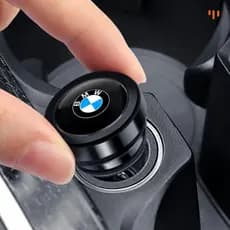 1 Peça de Capa Protetora de Liga para Acendedor de Cigarros de Carro para BMW X1 X2 X3 X5 Série 3 5-7 Z2 Z4 9341 3663
