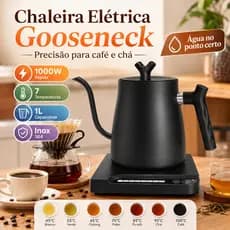 Cafeteira Elétrica Inox Controle De Temperatura 1000ml 220v