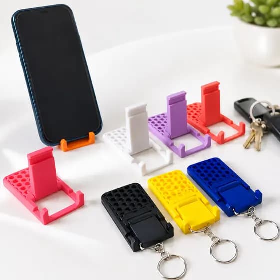 Suporte para Smartphone de Bolso - super portátil e com opção de chaveiro - leve, prático, seguro e disponível em todos