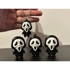 Chaveiro Mini Ghostface Amostradinho 3D Versão Chaveiro ou Decorativa