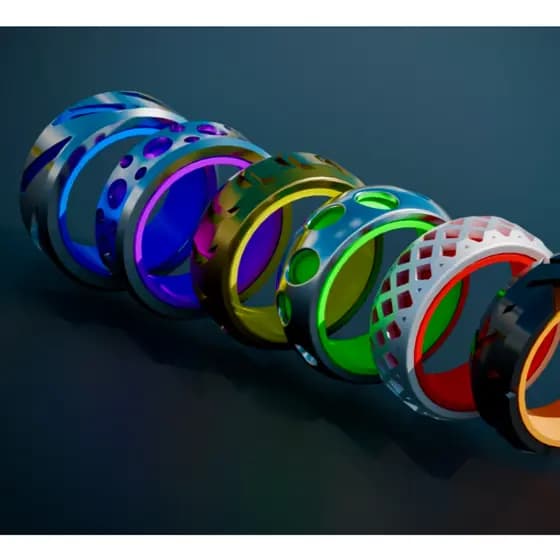 Anéis Fidget Spinner Coleção Relaxante  Antestress Ansiedade