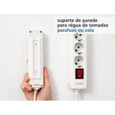 SUPORTE MULTIUSO - KIT COM 3 UNIDADES - para régua de energia, roteador e diversos