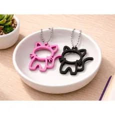 Chaveiro de Gato Fofo - KIT com 2 -  lindinhos com design delicado e exclusivo!