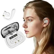 Fones de ouvido Bluetooth sem fio estilo gancho, condução óssea, não intra-auricular, para esportes e corrida, novo mode