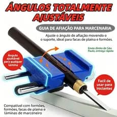 Gabarito Para Afiação De Formões E Lamina Ferro de Plaina Ferramentas Trabalhos manuais com madeira e outros materiais