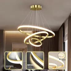 3 Cores em 1 luz Lustre Para Sala Lustre Pendente Cozinha Luminária de Teto Led Nordic Moderno Decoração Para Sala!!!