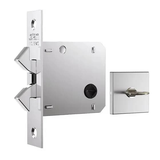 Fechadura de Porta de Correr 1006S WC Cromado Stam