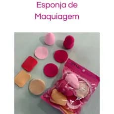 Kit Esponja de Maquiagem Profissional 9 Peças Blender Puff Esponja para Maquiagem Disco Kit Completo