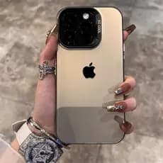 Simplicidade Luxuosa capa de telefone Capinha em acrílico fosco para iPhone 7 8 X XR XS 11 12 13 14 15 16 Pro Max Plus