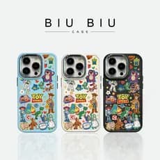 BIU BIU CASE Capas para Celular Montagem de Toy Story iPhone 11 13 12 14 15 16 Pro MAX X XR XS MAX Plus CASE  silicone