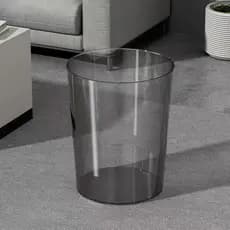 [Novo produto] Lixeira Sala de estar Luz doméstica Luxo Transparente Banheiro Banheiro Cozinha Desktop Grande capacidade