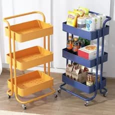 [Novo produto] Prateleira para carrinho pequeno do chão ao teto, banheiro, cozinha, lanches móveis, banheiro para bebê,