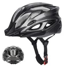 [Estoque pronto] Estoque pronto Capacete de bicicleta Bicicleta Mountain Road Bike Capacete de ciclismo integrado ajustá
