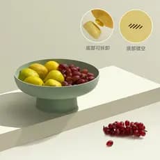 [Estoque pronto] Prato de frutas Cesta de frutas doméstica Rack de lanche multifuncional Prato de doces europeu Decoraçã