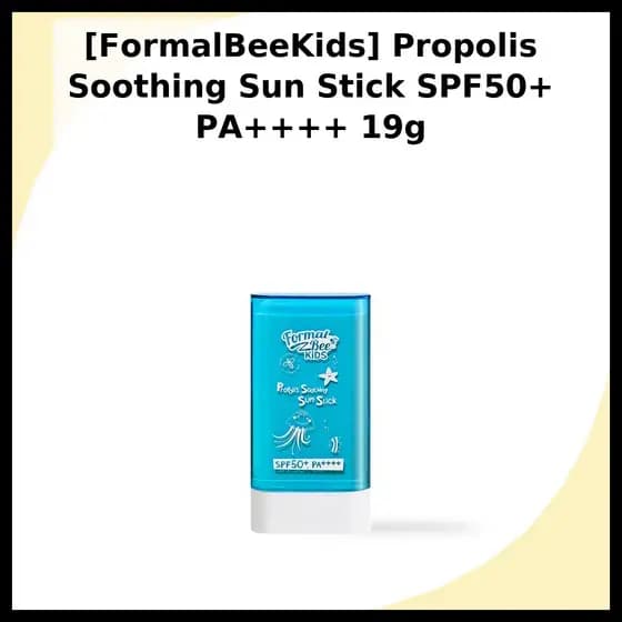 [FormalBeeKids] Própolis Calmante Sun Stick Fps50 + PA + 19g/Coreano/Proteção Suave Da KPIKSHOP