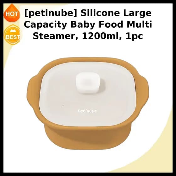 [petinube] Multi Vaporizador De Comida Para Bebê De Silicone De Grande Capacidade , 1200ml , 1 Unidade/Coreano Da KPIKSH