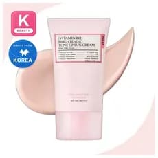 [Totalmente] Creme Solar Tonificante Iluminador Com Vitamina B12 (Rosa) , 50ml , 1 Unidade/Coreano Da KPIKSHOP