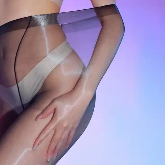 Aurora meias de virilha de uma linha sem cintura femininas ultrafinas 640 agulhas meia-calça oleosa de alta densidade