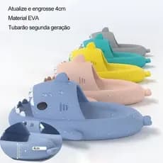 Chinelos Tubarão Para Casais Adultos/Verão/Lovers EVA Com Belo Design Home GUJP