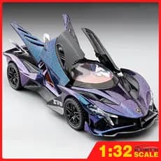 KLT 1: 32 Supercar Apollo EVO Metal Toy Alloy Die-Casting Car Model Boy Toy Efeito sonoro Efeito de simulação