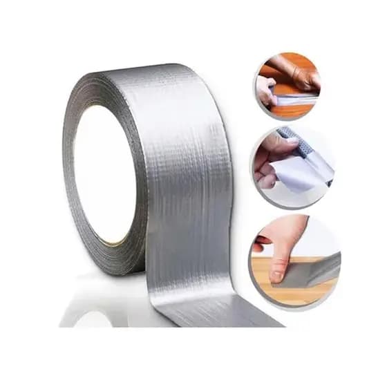 Fita Adesiva Multiuso Aluminizada Silver Tape 48mm X 10m Prata Para Ar Condicionado