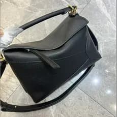 Novo estilo de couro geométrico Original doméstico grande bolsa de ombro senhoras quebra-cabeça 26 bolsa mensageiro
