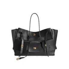 Moda Casual versão doméstica bolsa de ombro, bolsa multifuncional de couro genuíno para motocicleta nas axilas altas.