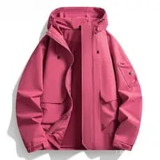Jaqueta Feminina Uniqlo para Atividades ao Ar Livre, Leve, Impermeável, Resistente ao Vento, Casaco Casual com Capuz, Mo