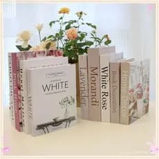 Livro decorativo MA, acessório para fotografia de moda, livro falso decorativo, decoração simples para estantes Li HXRM