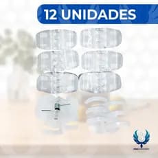 Prendedor de Cabelo Piranha Tridente Inquebrável – 3,5 cm