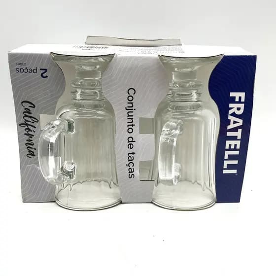 Conjunto de Taças Califórnia 230ml - Fratelli  Taças de Vidro com Alça