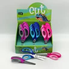 Tesoura Escolar Cut Emborrachada – ABC