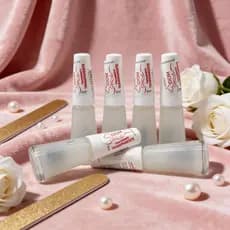 Esmalte Tratamento Transparente 8ml DOM 💅✨ | Fortalecedor de Unhas, Base Incolor, Brilho Intenso e Proteção