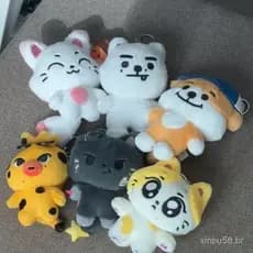 ENHYPEN ENCHIN Brinquedo De Pelúcia KPOP Jungwon Sunghoon Ni-ki Bonito Plushies Chaveiros Bolsa Pingente Fãs Presentes