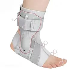 JULIEFASHION 1Pc Tornozelo Reabilitação Cinta Suporte Esportivo De Compressão Fitness Basquete Anti-Esporas B RAVL