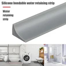 Rolha De Água Do Banheiro De Silicone Auto-Adesivo Dobrado Retenção Máquina De Lavar Porta Chuveiro Barreira HC2I B4DM U