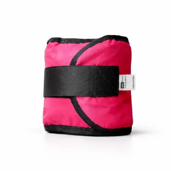 IMPERDIVEL! Unidade 1 caneleira de peso 4Kg Rosa - Confortável com Velcro Interno – Fisioterapia ou Turbinar Seu Treino!