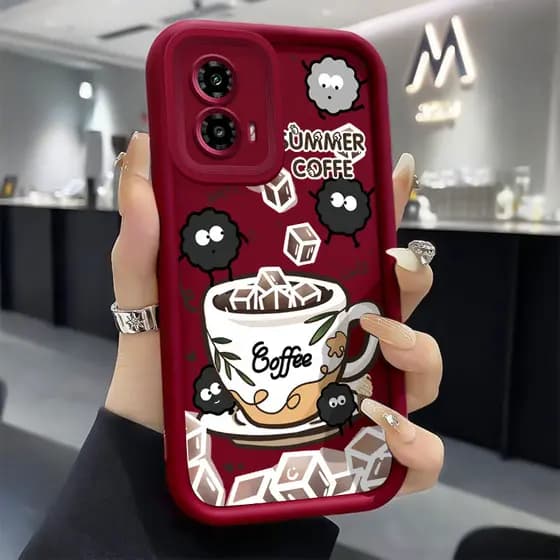 Capa Para Motorola Moto G34 G45 Capa silicone Case Protetora Capinha Capas