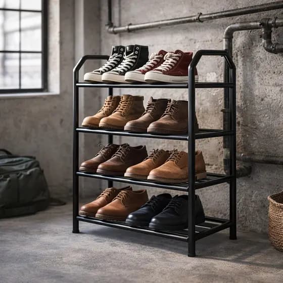 5 Andares 15 Pares Premium Sapateira De Porta Organizadora Para Sapatos Organizador Quarto Sapateira