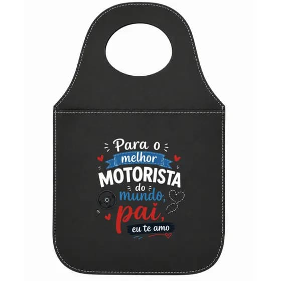 Lixo para carro tema dias dos pais lixinho automotivo PREMIUM ótimo para presente organizador universal