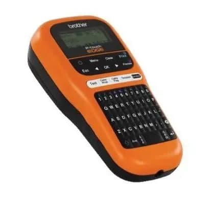 Rotulador Brother Pte110 Portatil Eletronico Brother Cor Laranja