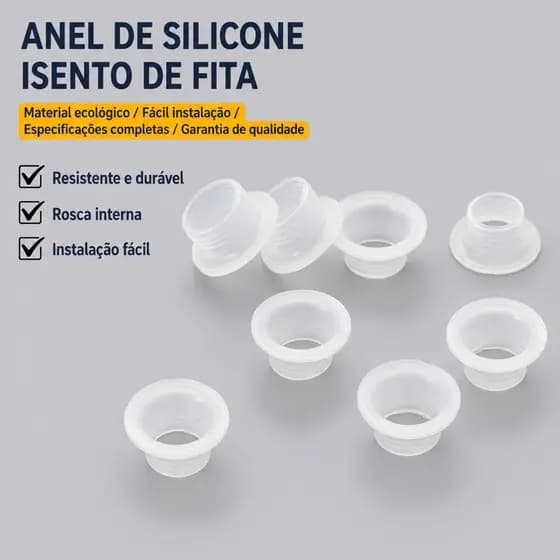 Anel De Silicone Veda Rosca Resistente Ao Calor Vedação Sem Vazamentos