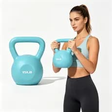 Kettlebell 15 Libras Fitness Crossfit Treino Funcional Agachamento Uso Doméstico Academia Compacto