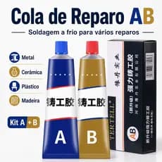 Cola Adesiva Para Reparo De Metal , A + B , Ferro , Aço , Radiador Automático , Vazamento , Soldagem , Reparos Duráveis