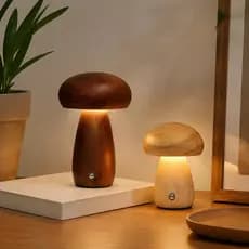 Lampu Meja Cogumelo Luminária De Mesa 3 Cores Abajur  De Mesa Sala Estar Decoração Para Iluminação
