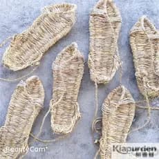 Sapatos de palha tecidos à mão antigos masculinos de cânhamo de bambu leves e confortáveis resistentes ao desgaste sandá